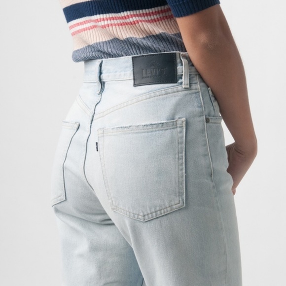 NEW Levi’s Made & Crafted Barrel Crop Jeans NWT - Picture 3 of 8